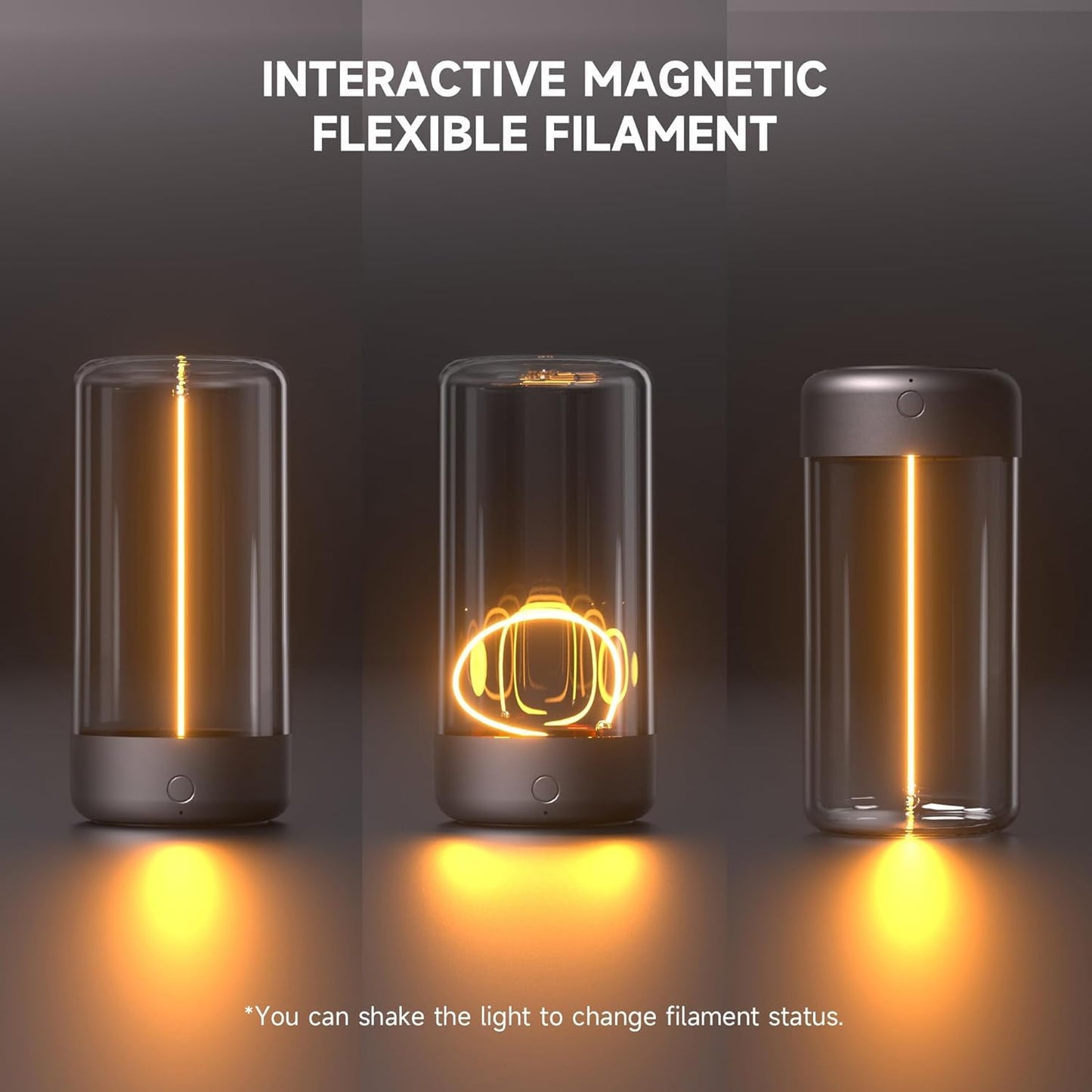 Magnetic lamp light